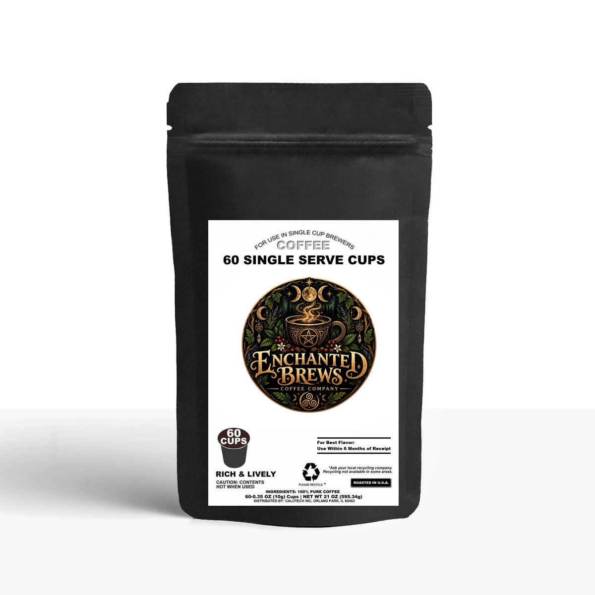 60 Pack Single Serve Coffee Capsules